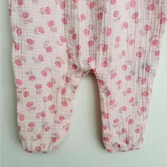 Emily & Oliver Baby Girls Floral Coverall & Headband Set Size NWT - Picture 3 of 13
